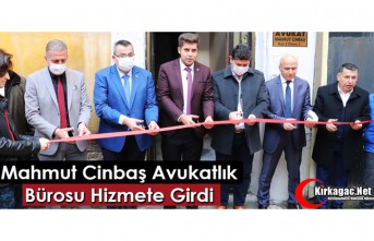 "MAHMUT CİNBAŞ AVUKATLIK BÜROSU" HİZMETE GİRDİ