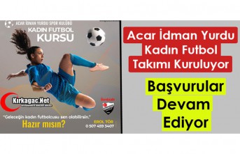 ACAR İDMAN YURDUSPOR KADIN TAKIMI KURULUYOR