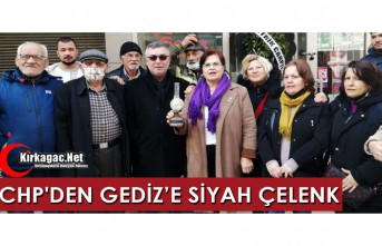 CHP'DEN GEDİZ’E SİYAH ÇELENK