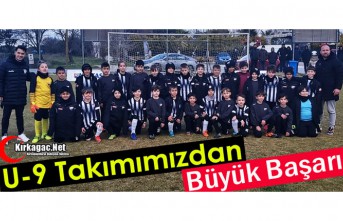 U-9 TAKIMIMIZDAN BÜYÜK BAŞARI