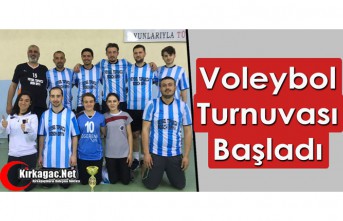 VOLEYBOL TURNUVASI BAŞLADI