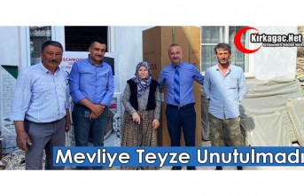 BÜYÜKŞEHİR’DEN MEVLİYE TEYZE’YE YARDIM ELİ