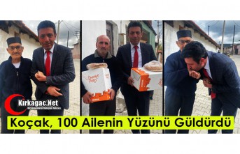 KOÇAK "100 AİLENİN" YÜZÜNÜ GÜLDÜRDÜ