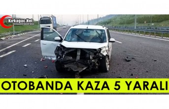 OTOBANDA KAZA 5 YARALI