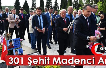 "301 ŞEHİT MADENCİ" SOMA'DA ANILDI