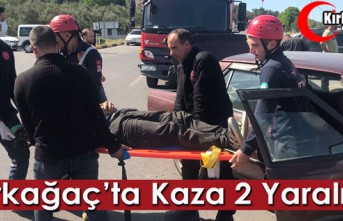 KIRKAĞAÇ’TA KAZA 2 YARALI