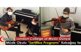 LONDON COLLEGE OF MUSİC DÜNYA MÜZİK OKULU SERTİFİKA...