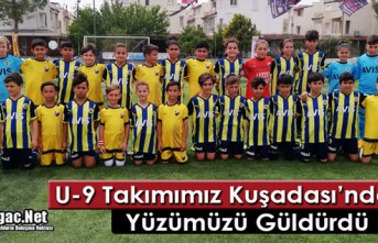 U-9 TAKIMI KUŞADASI’NDA DA YÜZÜMÜZÜ GÜLDÜRDÜ