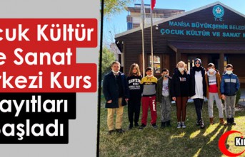 ÇOCUK KÜLTÜR ve SANAT MERKEZİ KURS KAYITLARI BAŞLADI