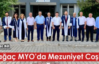 KIRKAĞAÇ MYO'DA MEZUNİYET COŞKUSU