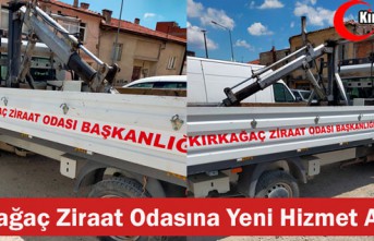 KIRKAĞAÇ ZİRAAT ODASINA YENİ HİZMET ARACI