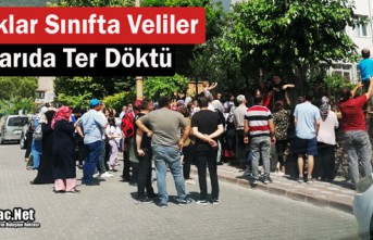 KIRKAĞAÇ’TA ÇOCUKLAR SINIFTA VELİLER DIŞARIDA...