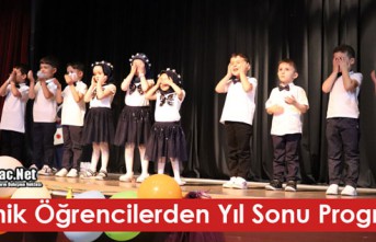 MİNİK ÖĞRENCİLERDEN YIL SONU PROGRAMI