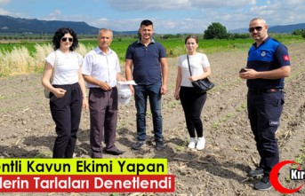 PATENTLİ KAVUN EKİMİ YAPAN ÇİFTÇİLERİN TARLARI...