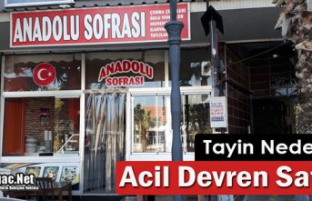 ANADOLU SOFRASI(ACİL DEVREN SATILIK)