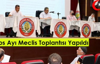 AĞUSTOS AYI OLAĞAN MECLİS TOPLANTISI YAPILDI 