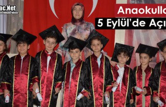 ANAOKULLARI 5 EYLÜL'DE AÇILACAK