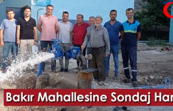 BAKIR MAHALLESİNE SONDAJ HAMLESİ