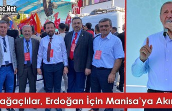 KIRKAĞAÇLILAR, CUMHURBAŞKANI ERDOĞAN İÇİN MANİSA'YA...