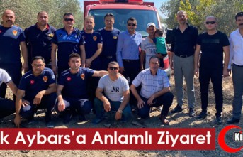 KÜÇÜK AYBARS’A ANLAMLI ZİYARET