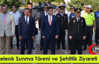 ÇELENK SUNMA ve ŞEHİTLİK ZİYARETİ YAPILDI