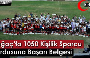 KIRKAĞAÇ'TA 1050 KİŞİLİK SPORCU ORDUSUNA...