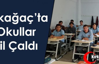 KIRKAĞAÇ’TA 5 BİN 474 ÖĞRENCİ İÇİN ZİL ÇALDI