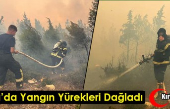 SOMA’DA YÜREKLERİ DAĞLAYAN ORMAN YANGINI