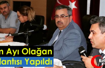 EKİM AYI OLAĞAN MECLİS TOPLANTISI YAPILDI