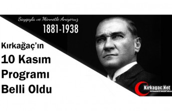 10 KASIM PROGRAMI BELLİ OLDU