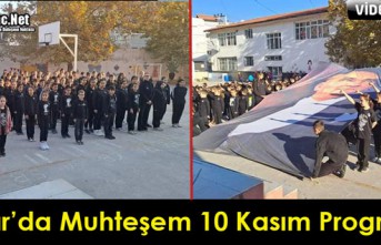 BAKIR’DA ÖĞRENCİLERDEN MUHTEŞEM 10 KASIM PROGRAMI(VİDEO)