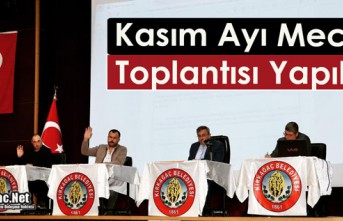 KASIM AYI MECLİS TOPLANTISI YAPILDI