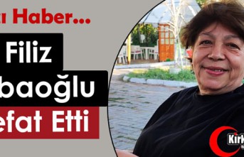 ACI HABER.. FİLİZ BABAOĞLU VEFAT ETTİ