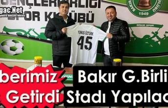 HABERİMİZ SES GETİRDİ.. BAKIR G.BİRLİĞİ STADI YAPILIYOR