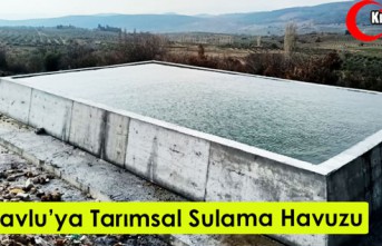 HALKAAVLU'YA TARIMSAL SULAMA HAVUZU