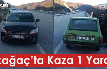 KIRKAĞAÇ’TA KAZA 1 YARALI