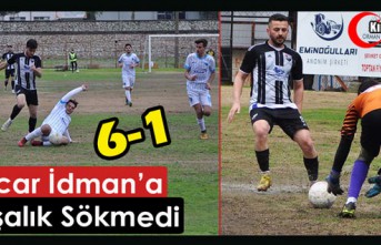 ACAR İDMAN’A PAŞALIK SÖKMEDİ 6-1