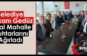 GEDÜZ, KIRSAL MAHALLE MUHTARLARINI AĞIRLADI