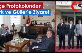 İLÇE PROTOKOLÜNDEN ÖZTÜRK ve GÜLLER’E ZİYARET