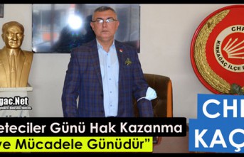 KAÇAR “GAZETECİLER GÜNÜ HAK KAZANMA ve MÜCADELE GÜNÜDÜR”