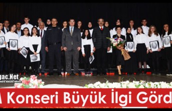 KIRKAĞAÇ'TA TSM KONSERİ BÜYÜK İLGİ GÖRDÜ