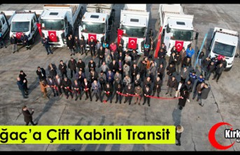 KIRKAĞAÇ’A ÇİFT KABİNLİ TRANSİT