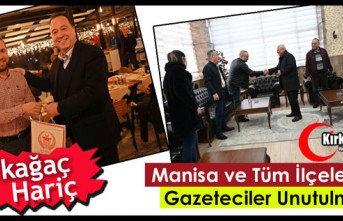 MANİSA’NIN TÜM İLÇELERİNDE GAZETECİLER UNUTULMADI (KIRKAĞAÇ HARİÇ)