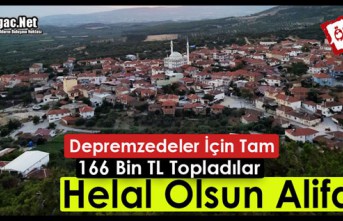 HELAL OLSUN ALİFAKI…TAM 166 BİN TL PARA YARDIMI TOPLADILAR