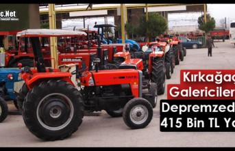 KIRKAĞAÇLI GALERİCİLERDEN DEPREM BÖLGESİNE 415...