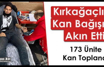 KIRKAĞAÇ’TA KAN BAĞIŞI KAMPANYASINA BÜYÜK İLGİ