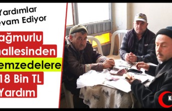 YAĞMURLU MAHALLESİNDEN DEPREMZEDELERE 118 BİN TL YARDIM