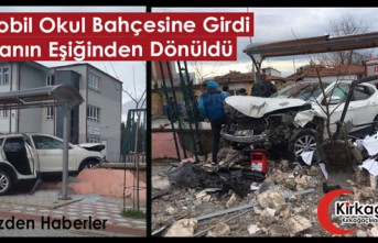 Otomobil Okul Bahçesine Girdi.. Facianın Eşiğinden...