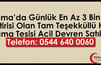 Tam Teşekküllü Halı Yıkama Tesisi Acil Devren Satılıktır