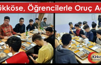 BÜYÜKKÖSE, ÖĞRENCİLERLE ORUÇ AÇTI